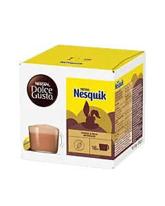 Nescaf&eacute; Nesquik package and capsule for Dolce Gusto