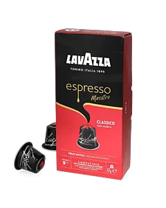 Lavazza Espresso Classico package and capsule for Nespresso
