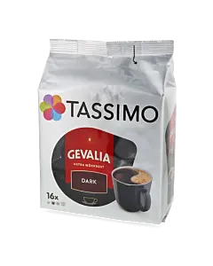 Gevalia Dark Extra M&Atilde;&para;rkrost package and capsule for Tassimo