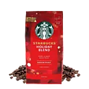 Holiday Blend coffee beans from Starbucks 
