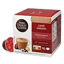 Nescafé Caffè Ginseng package and capsule for Dolce Gusto
