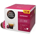 Nescafé Espresso Big Pack package and capsule for Dolce Gusto

