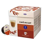 Kaffekapslen Café Au Lait package and capsule for Dolce Gusto