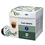 Kaffekapslen Flat White package and capsule for Dolce Gusto
