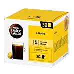 NescafÃ© Grande Big Pack package and capsule for Dolce Gusto