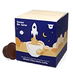 Senso Nocturno White Chocolate Latte package and pod for Dolce Gusto

